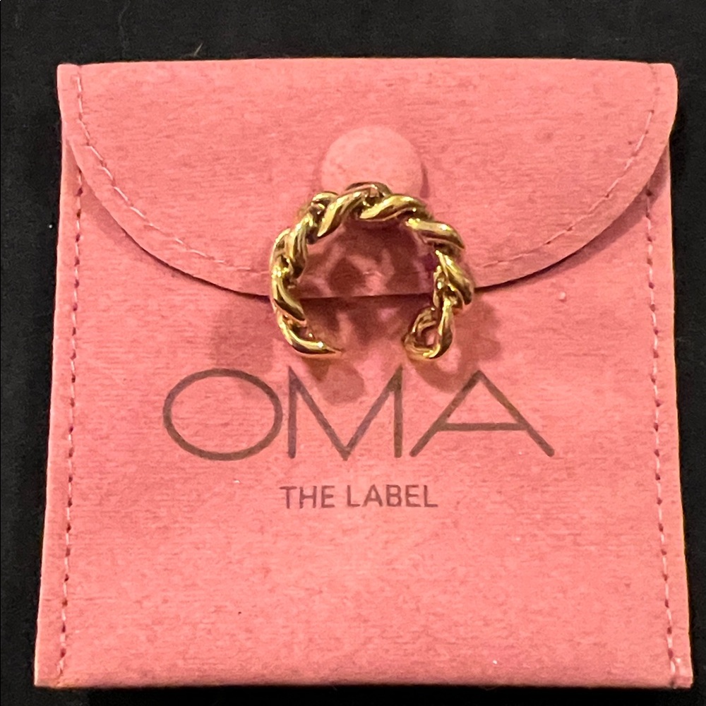 OMA the label chain link ring size 6.5